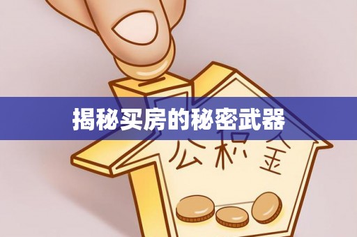 徐州揭秘买房的秘密武器