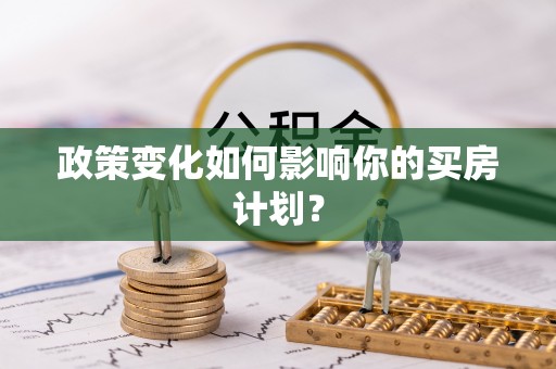 徐州政策变化如何影响你的买房计划？