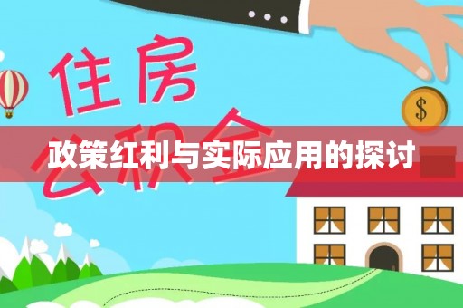 徐州政策红利与实际应用的探讨