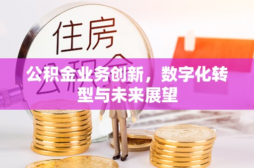 徐州公积金业务创新，数字化转型与未来展望