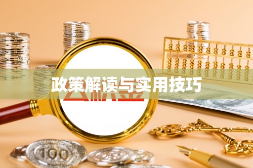 徐州政策解读与实用技巧