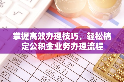 徐州掌握高效办理技巧，轻松搞定公积金业务办理流程