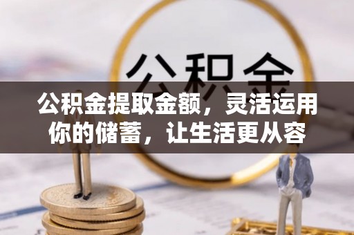 徐州公积金提取金额，灵活运用你的储蓄，让生活更从容