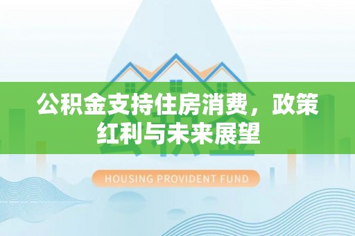 徐州公积金支持住房消费，政策红利与未来展望